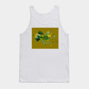 Splish-Splash ~ Green and Gold Tank Top